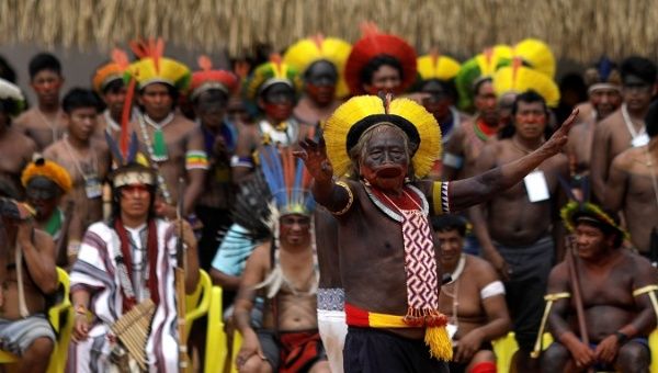 Amazon yerlileri ekokırıma karşı birleşti