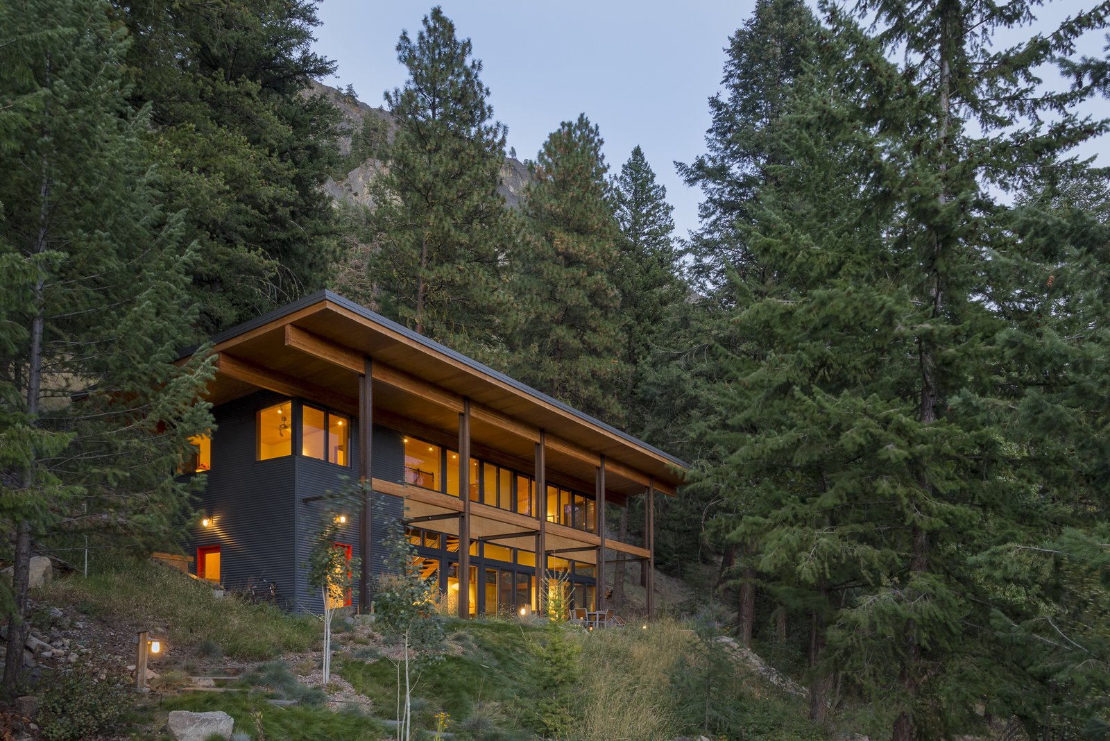 Modern dağ evi 