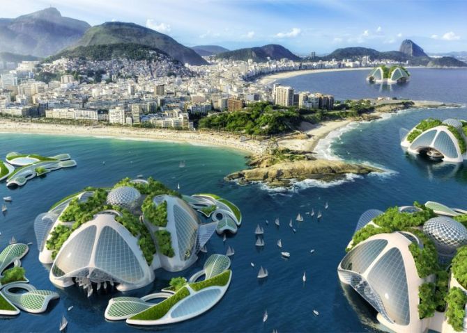 İklim değişikliğine dirençli fütüristik şehirler tasarlanıyor 