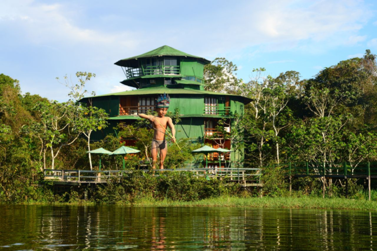Amazon’un Kalbinde Ekolojik Ağaç Evler